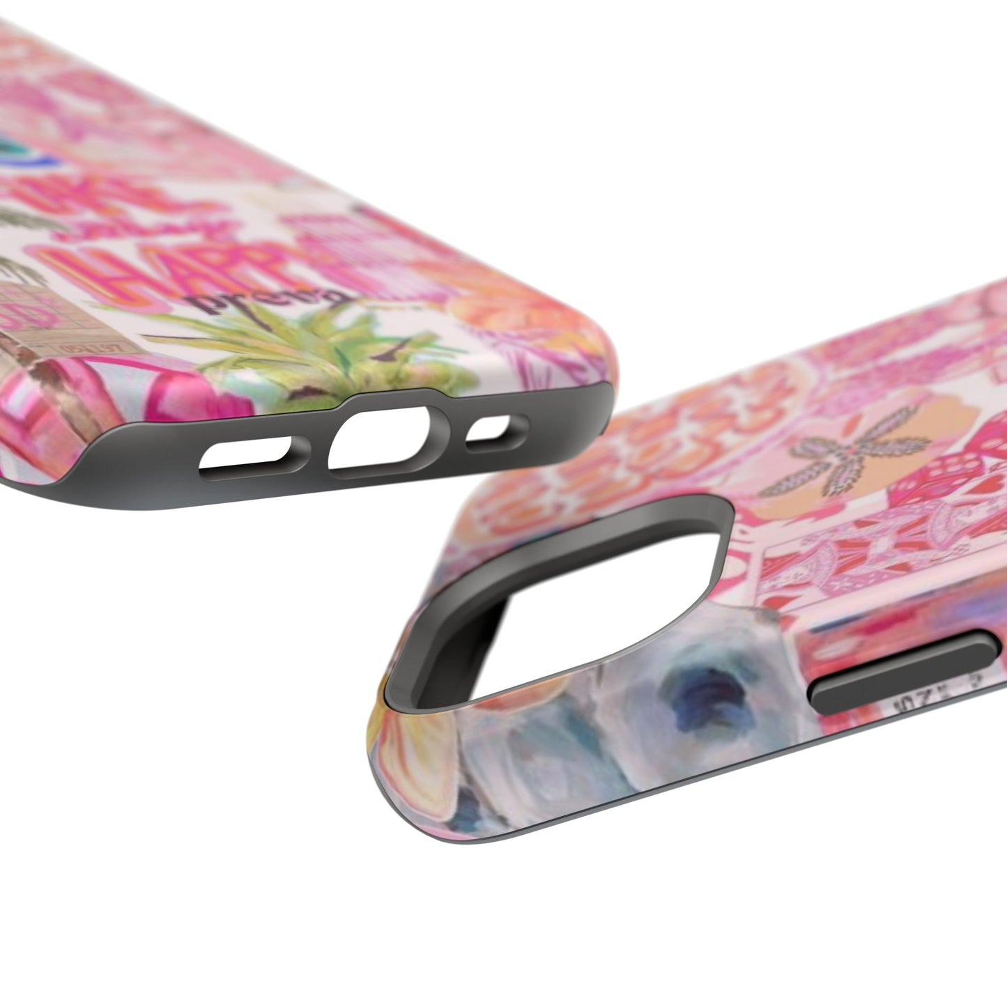 Pink Tropical Collage Phone Case