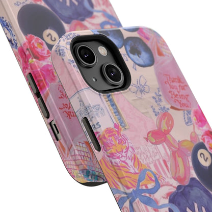 Retro 8 Ball Collage Phone Case