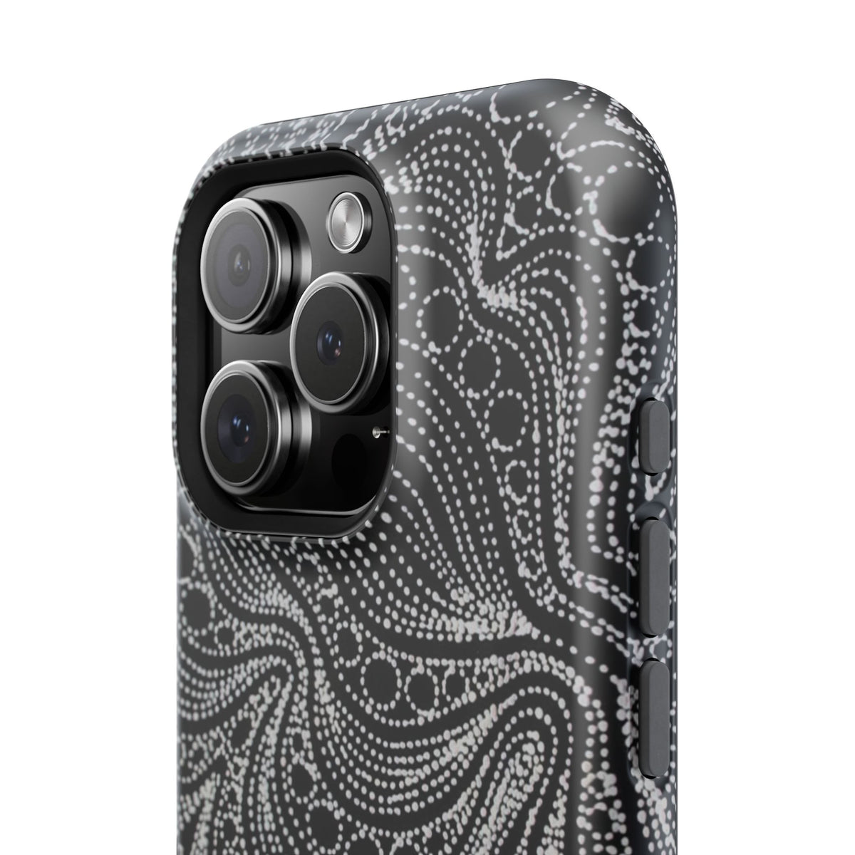 Abstract Midnight Lace Phone Case