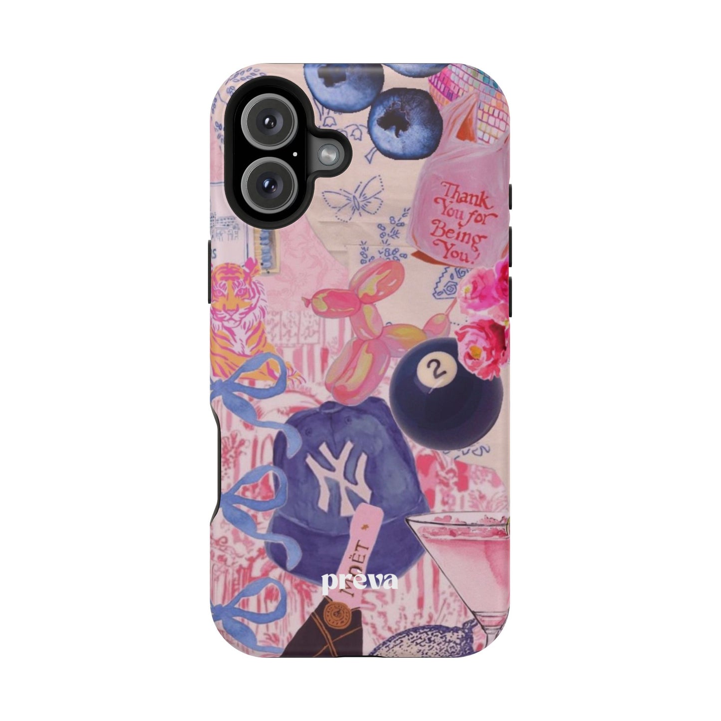 Retro 8 Ball Collage Phone Case