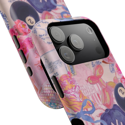 Retro 8 Ball Collage Phone Case