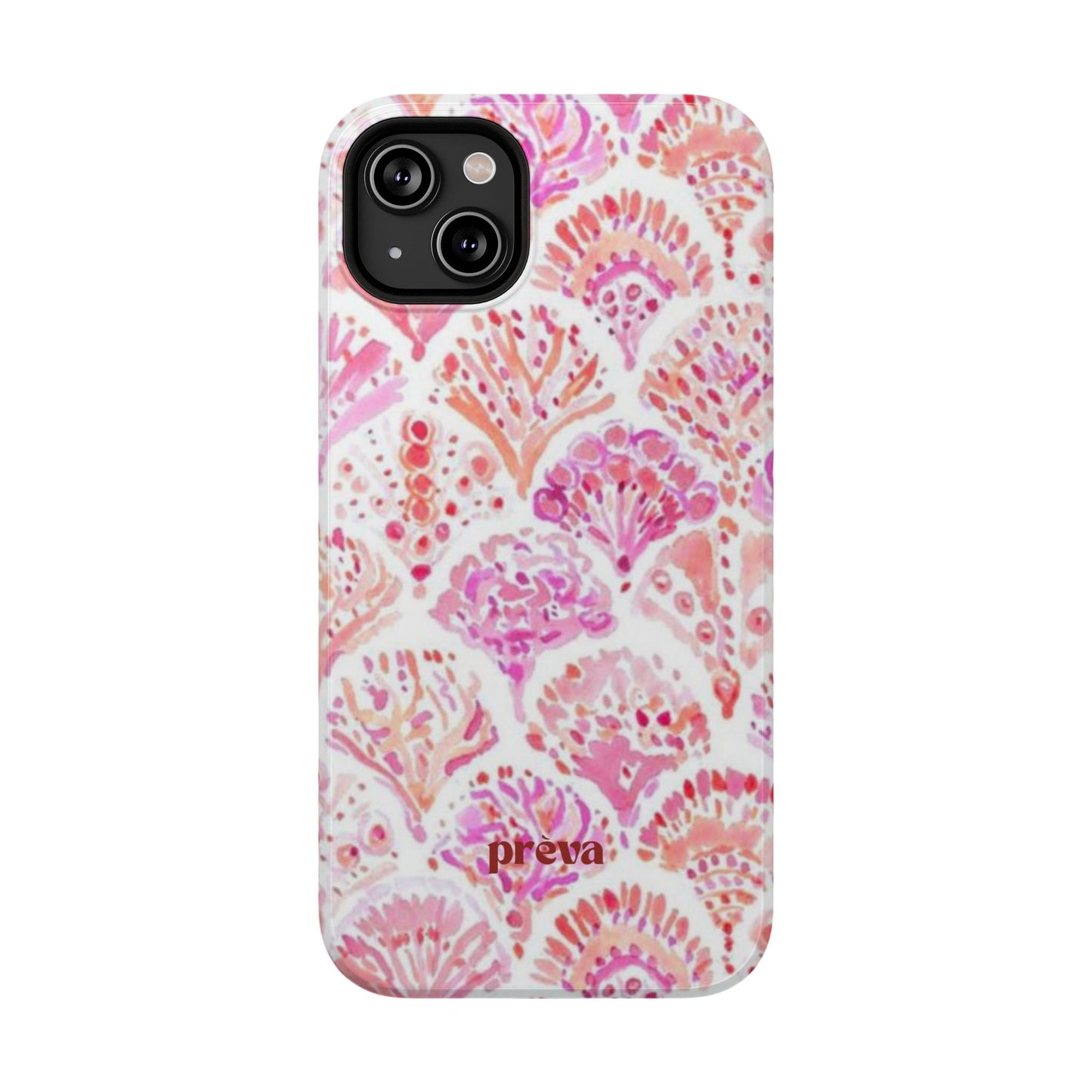Pink Shell Watercolor Phone Case