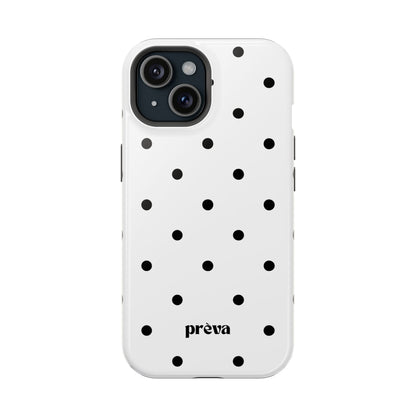 B&W polka dots Phone Case