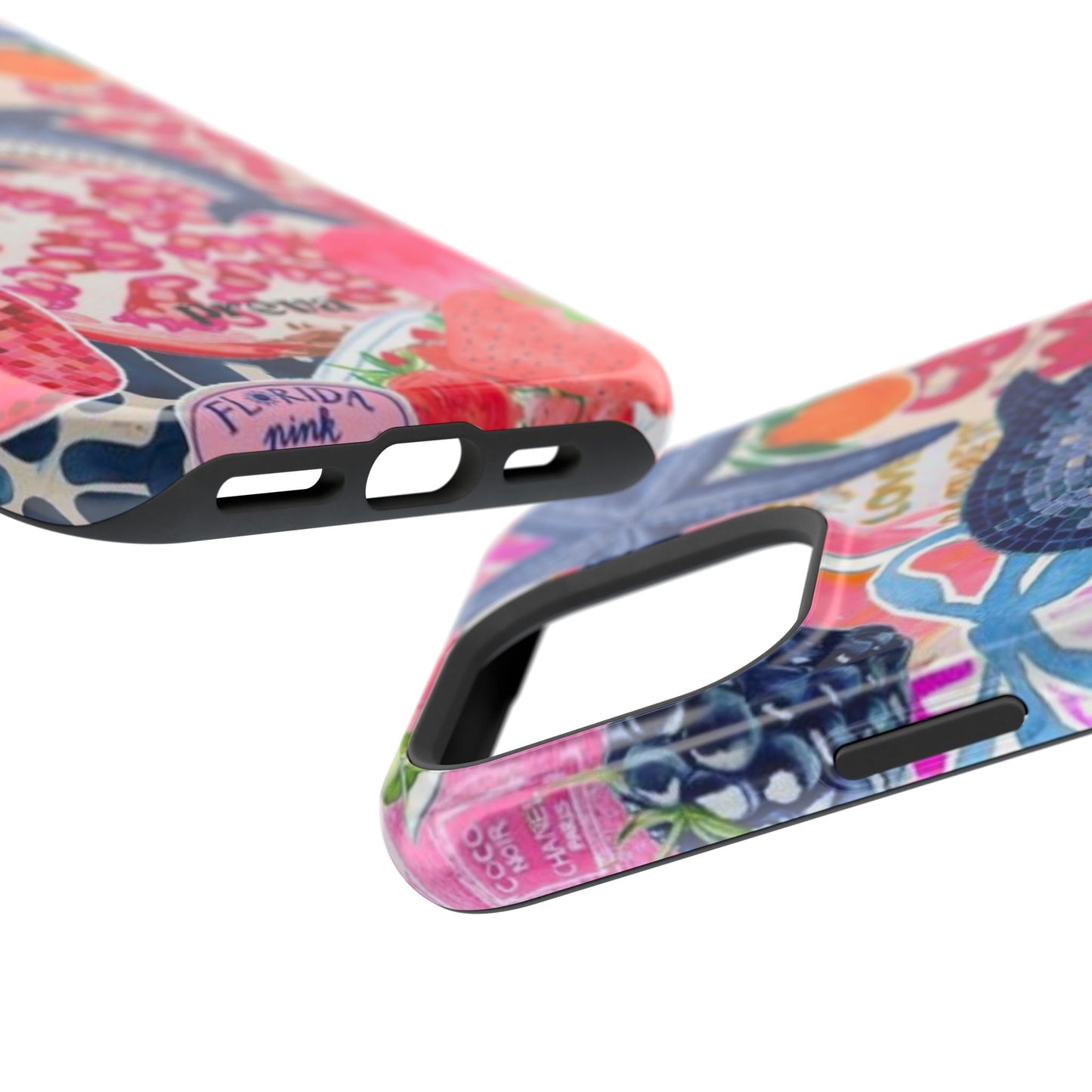 Dolphin Tropics Collage Phone Case