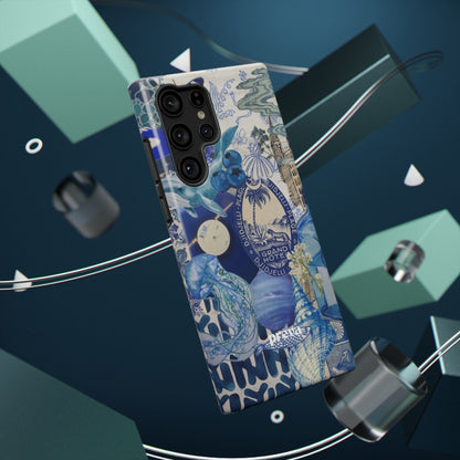 Blue Night Collage Phone Case
