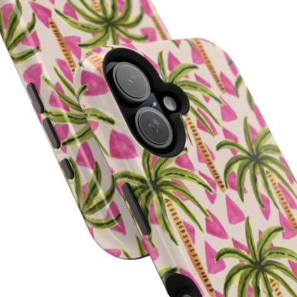 Phone Case — Pink Palm Tree Impact-Resistant Protector