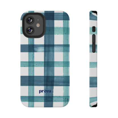 Teal Plaid Phone Case