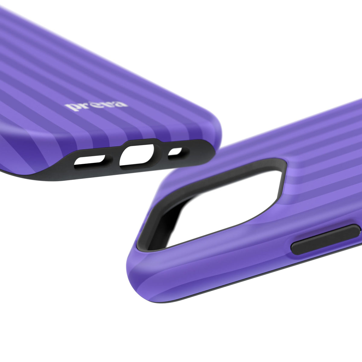 Dark Purple Stripes Phone Case