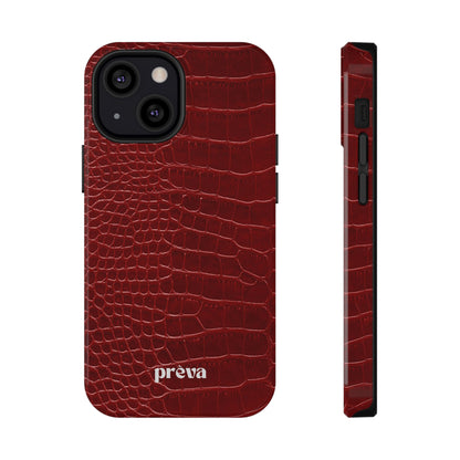 Red Croc Phone Case