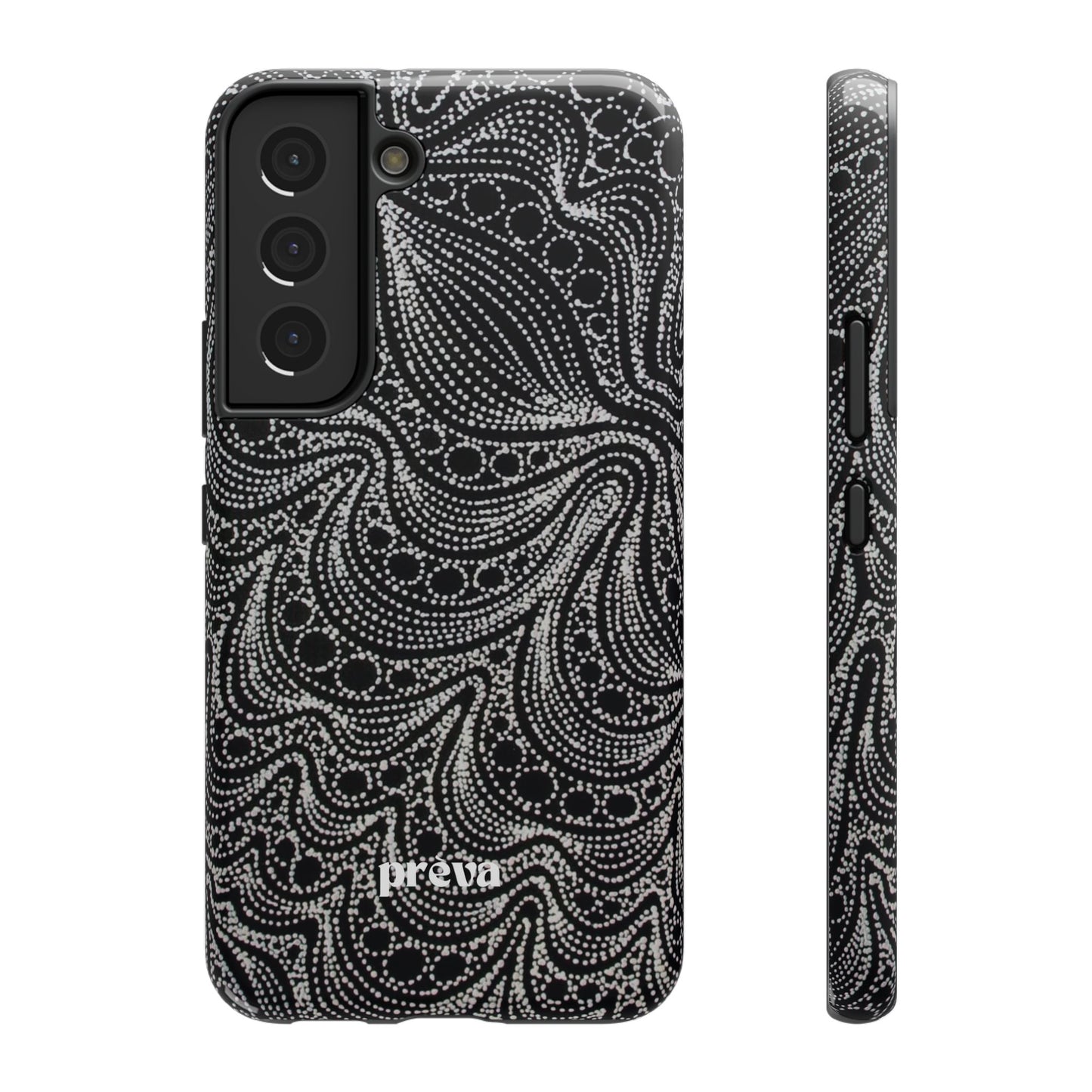 Abstract Midnight Lace Phone Case