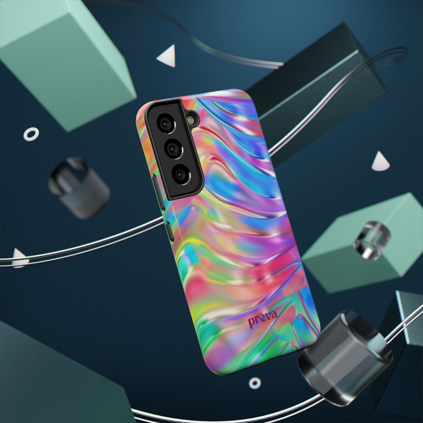 Iridescent Swirl Phone Case
