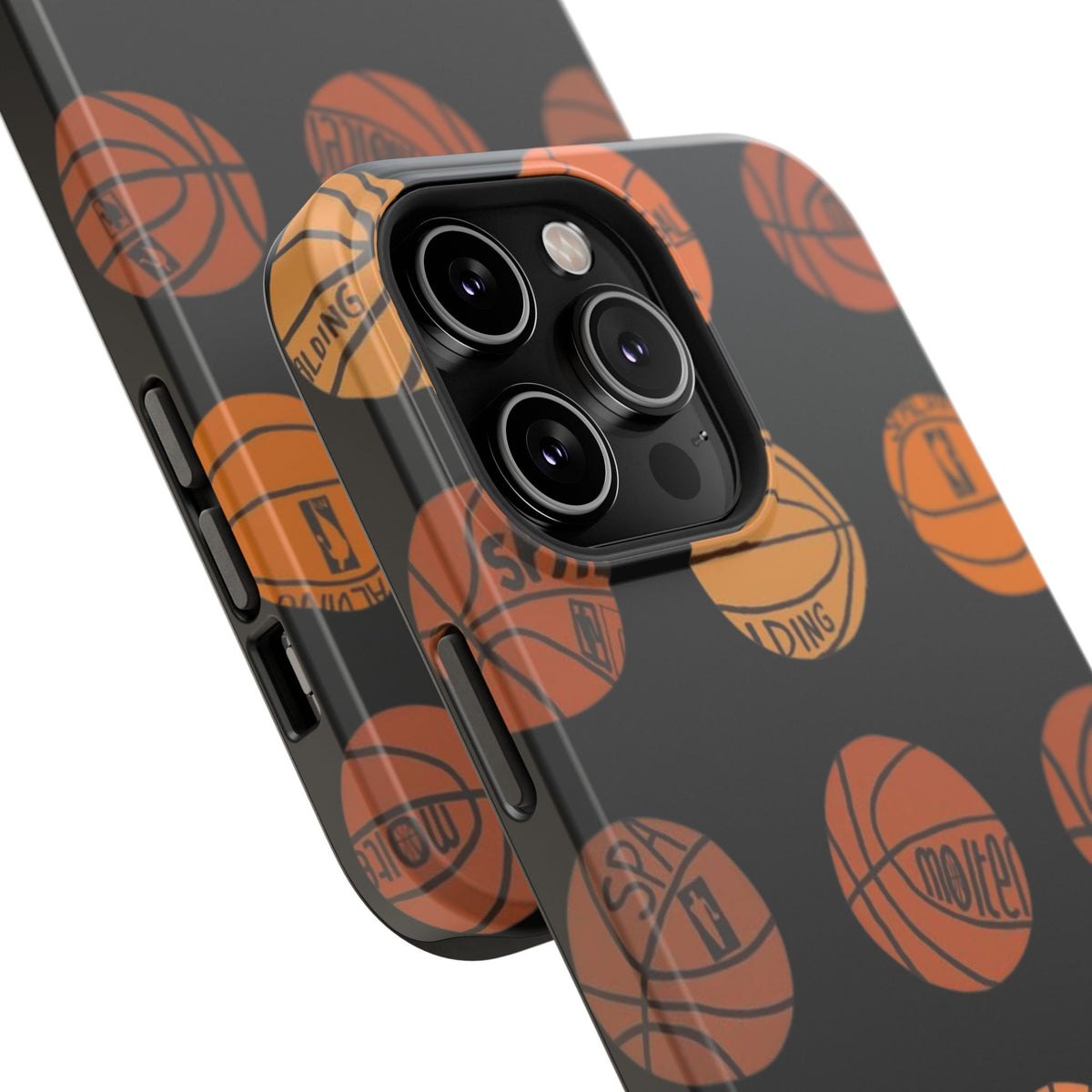 Black Basketball Phone Case