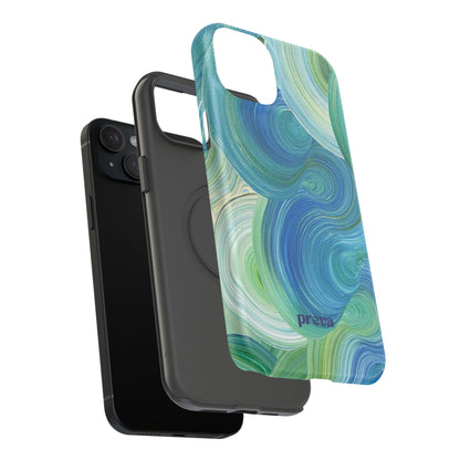 Swirling Ocean Impact-Resistant Phone Case