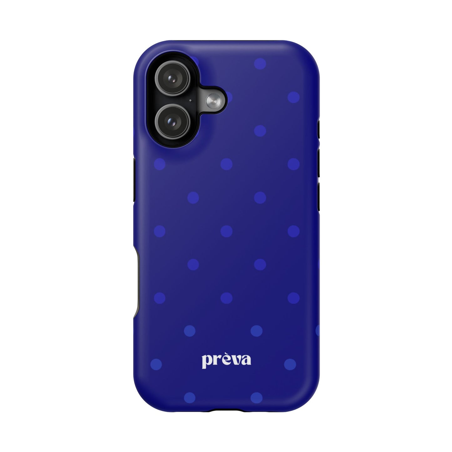 Dark Blue Polka Dots Phone Case