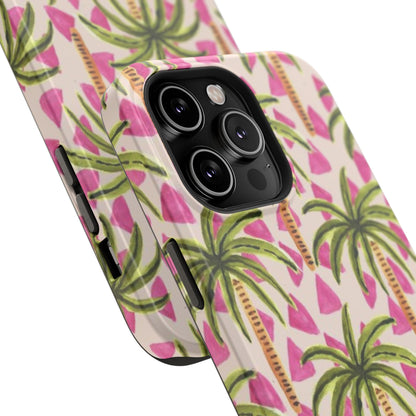Phone Case — Pink Palm Tree Impact-Resistant Protector