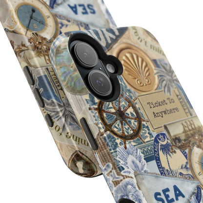 Neutral Travel Collage Phone Case