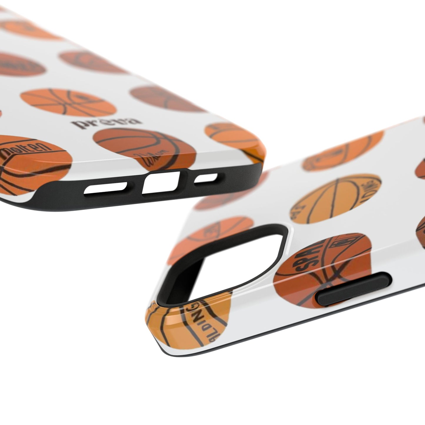 White Basketball Phone Case