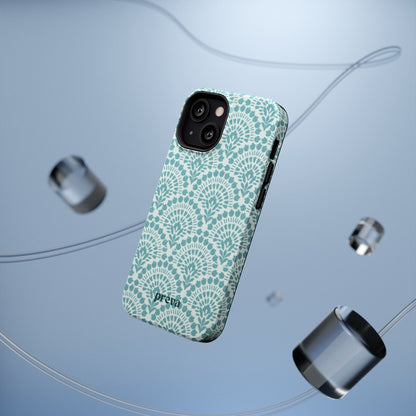 Aqua Lace Pattern Phone Case