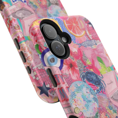 Floral & Pink Collage Phone Case