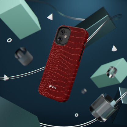 Red Croc Phone Case