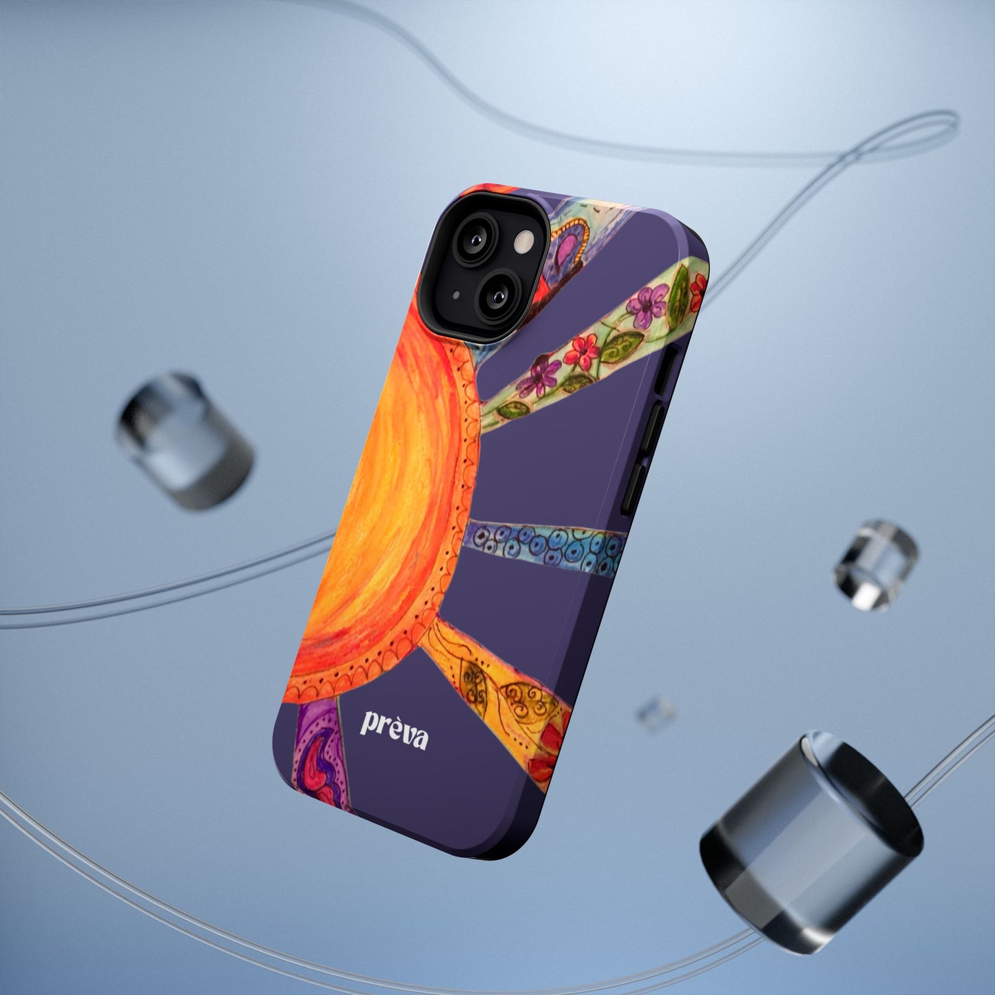Purple Cancun Sun Phone Case