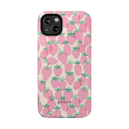 Pink Strawberry Phone Case