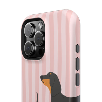 Dachshund Pink Stripes