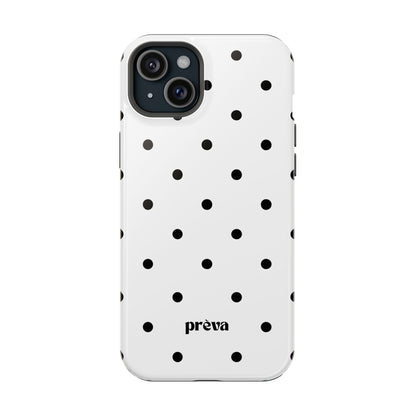 B&W polka dots Phone Case