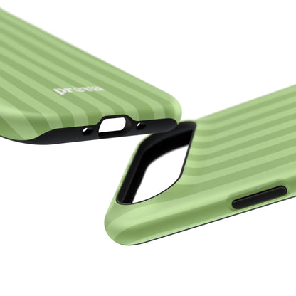 Light Green Stripes Phone Case