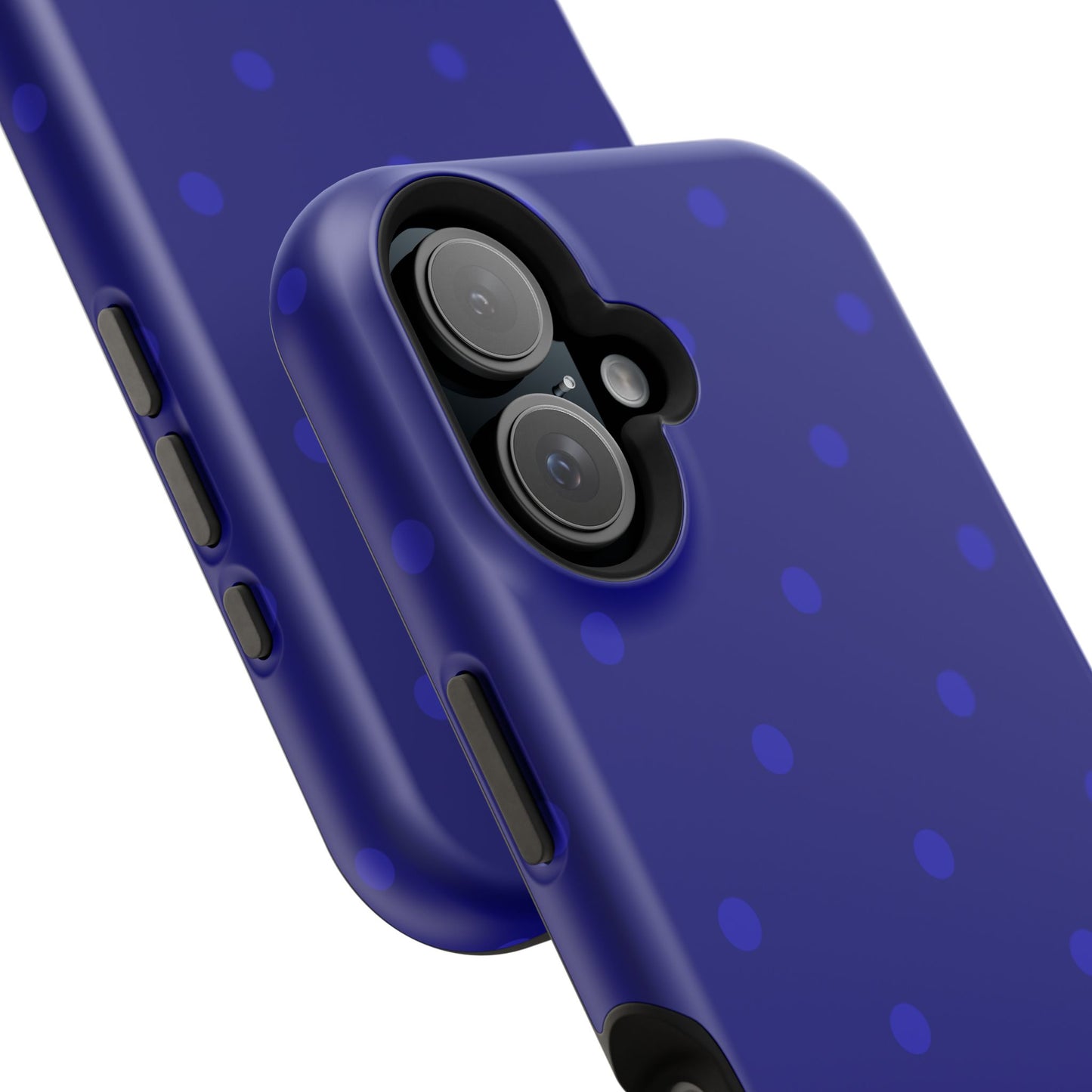 Dark Blue Polka Dots Phone Case