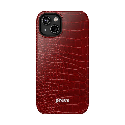Red Croc Phone Case
