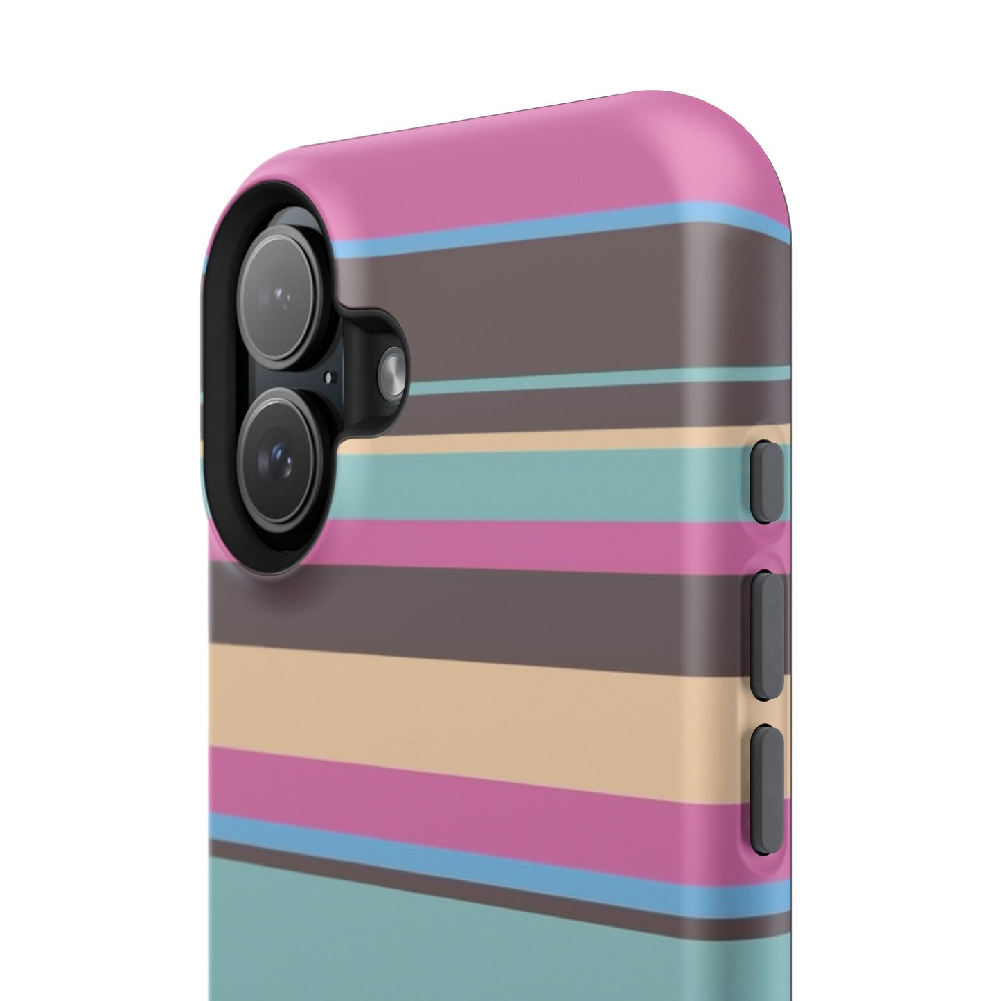 Cocoa Palm Stripes Phone Case
