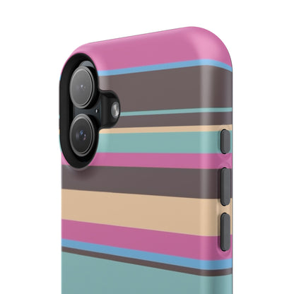 Cocoa Palm Stripes Phone Case
