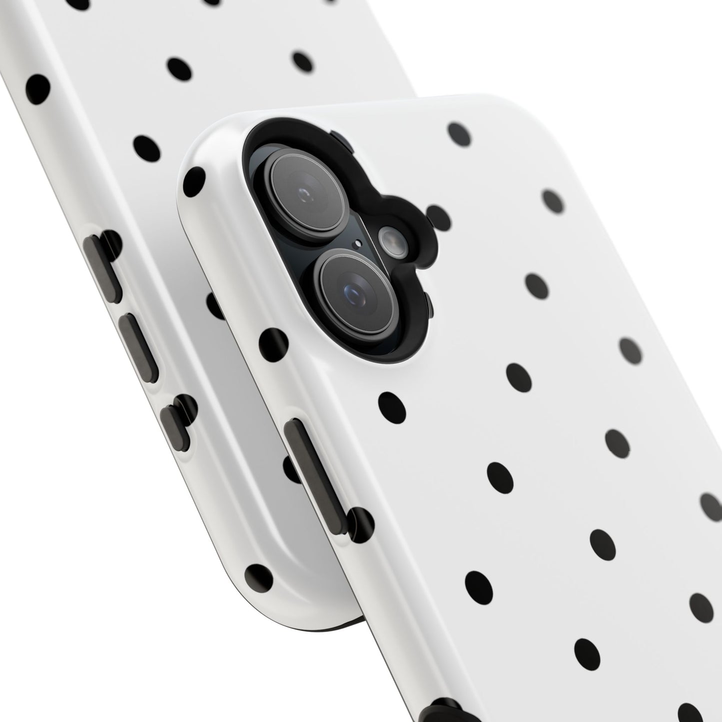 B&W polka dots Phone Case