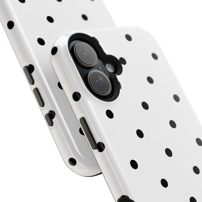 B&W polka dots Phone Case