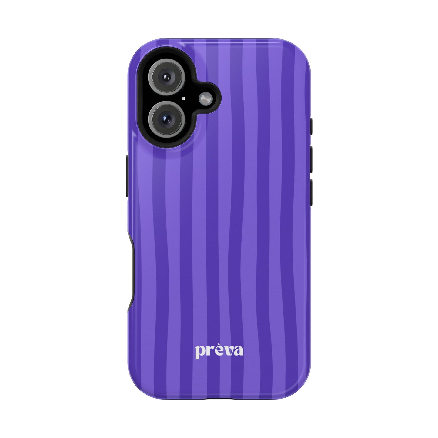 Dark Purple Stripes Phone Case