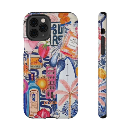 Tropical Beach Collage Phone Case