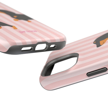 Dachshund Pink Stripes