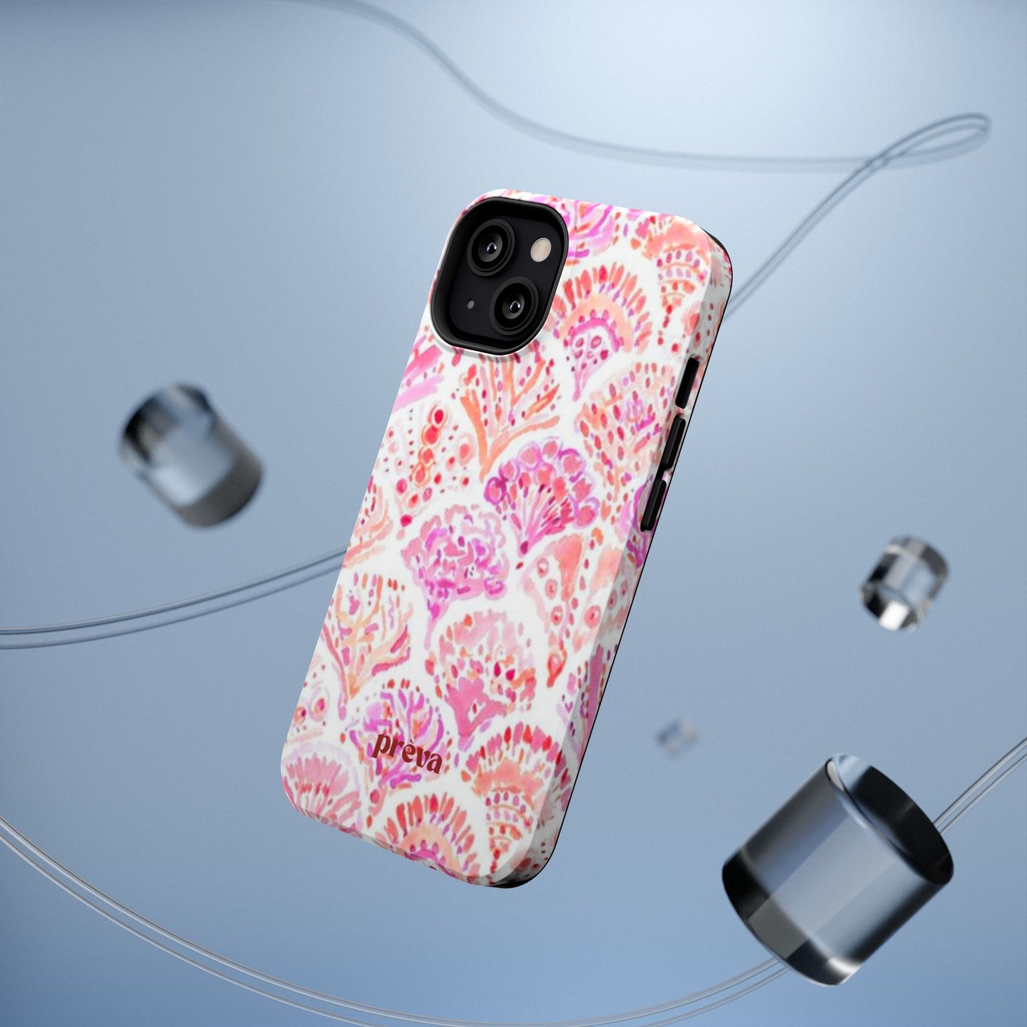 Pink Shell Watercolor Phone Case