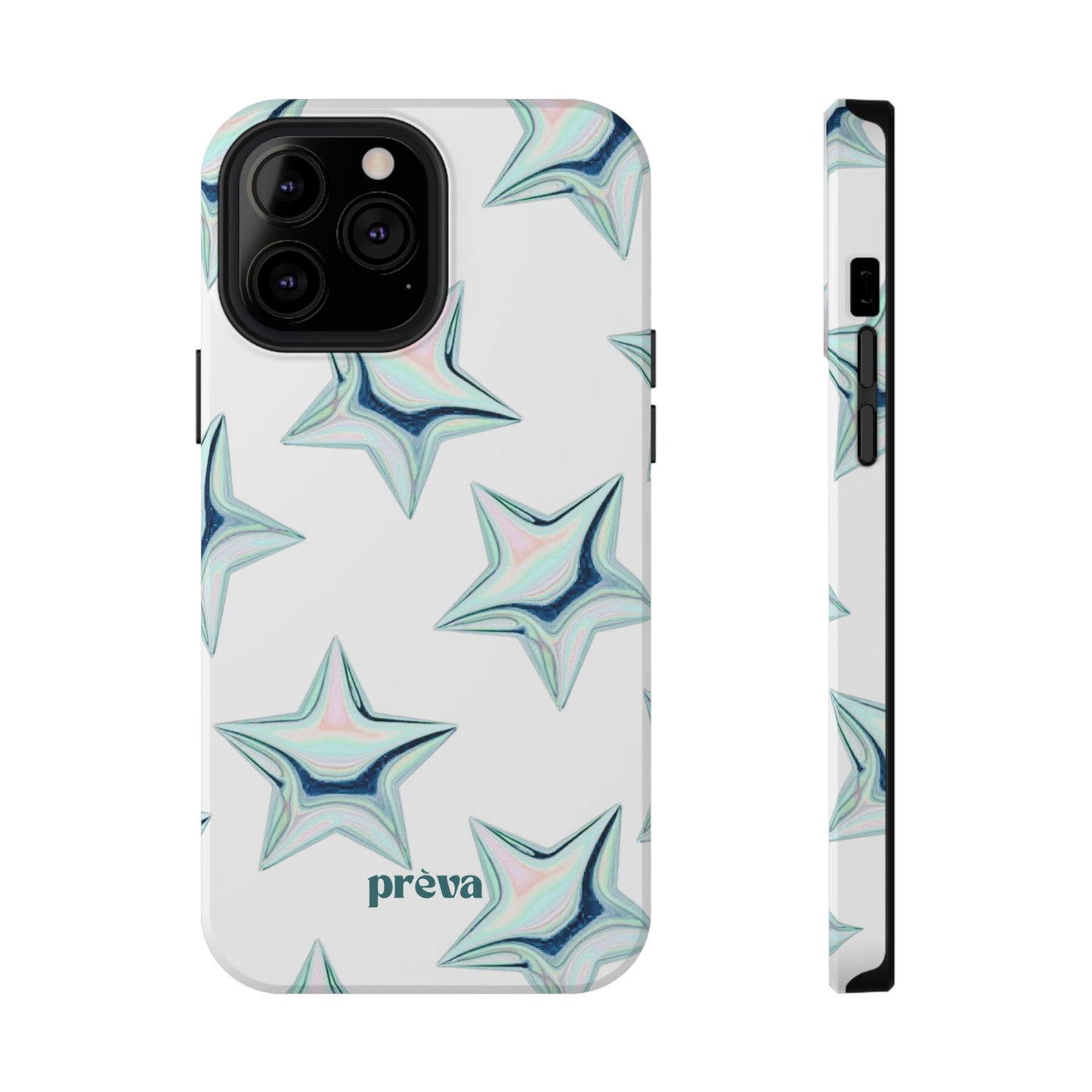White Starburst Phone Case