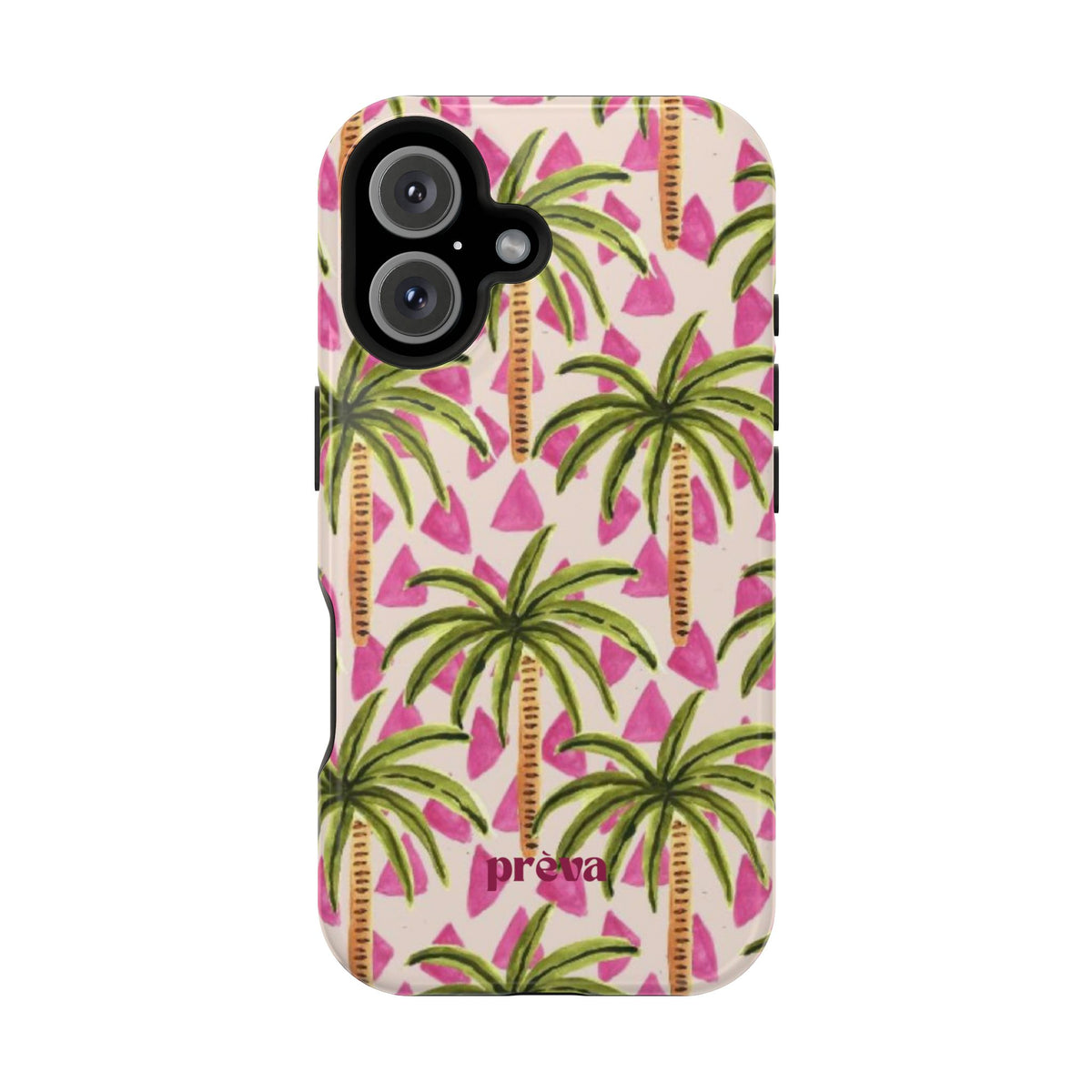 Phone Case — Pink Palm Tree Impact-Resistant Protector