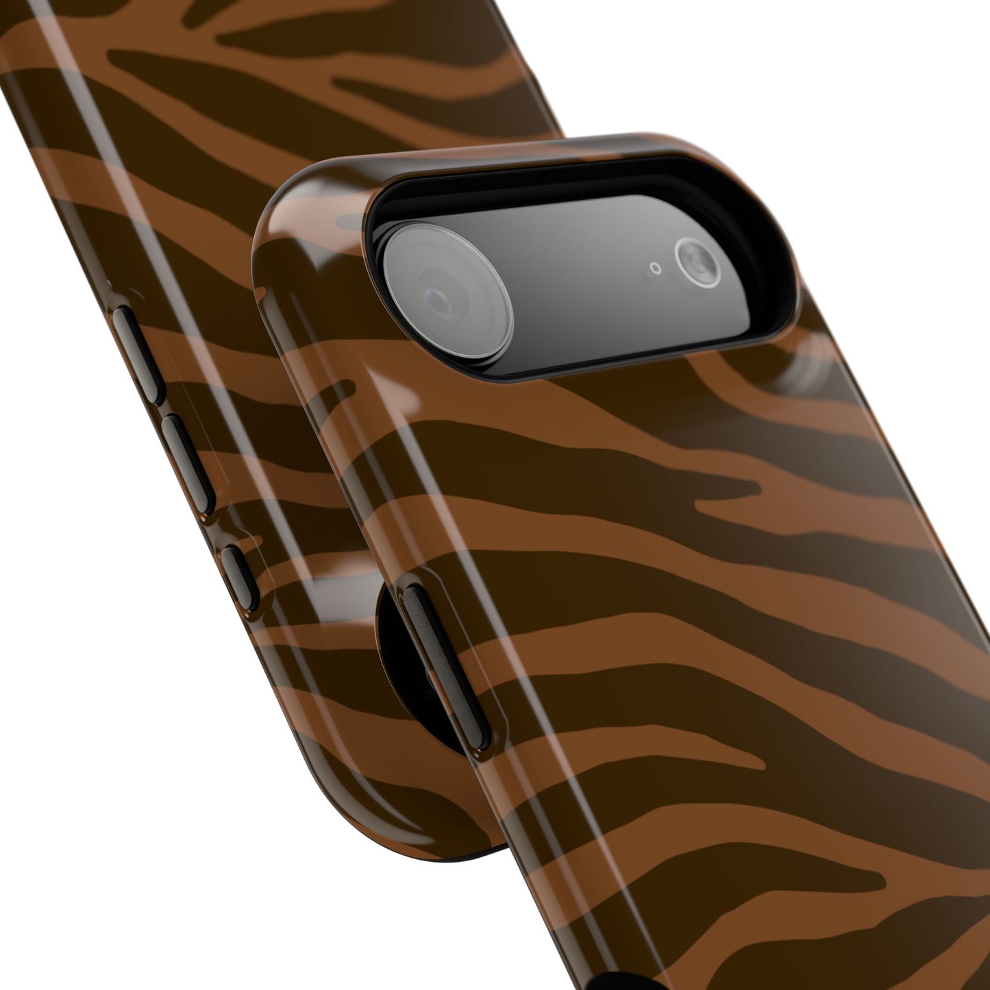 Brown Tiger Stripe Phone Case