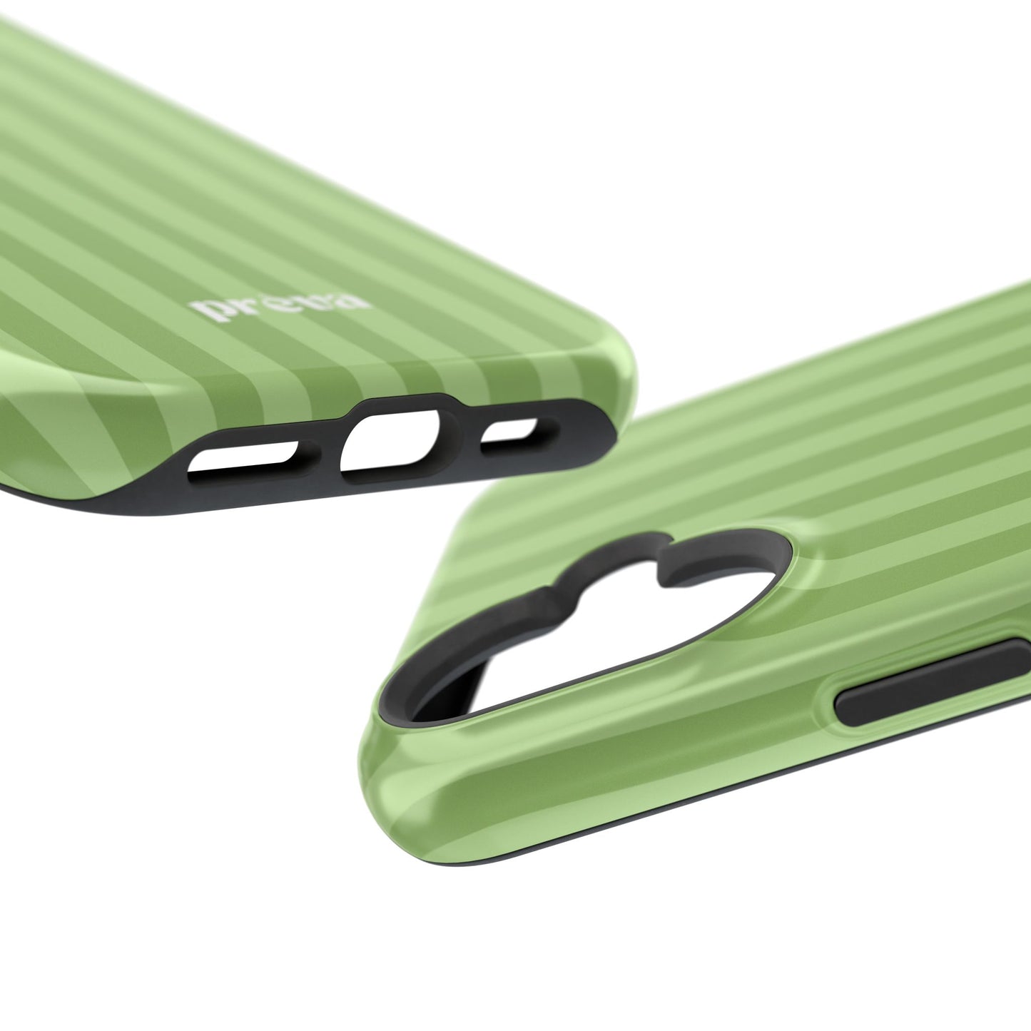 Light Green Stripes Phone Case