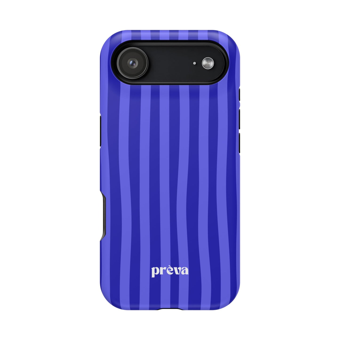 Neon Blue Stripes Phone Case
