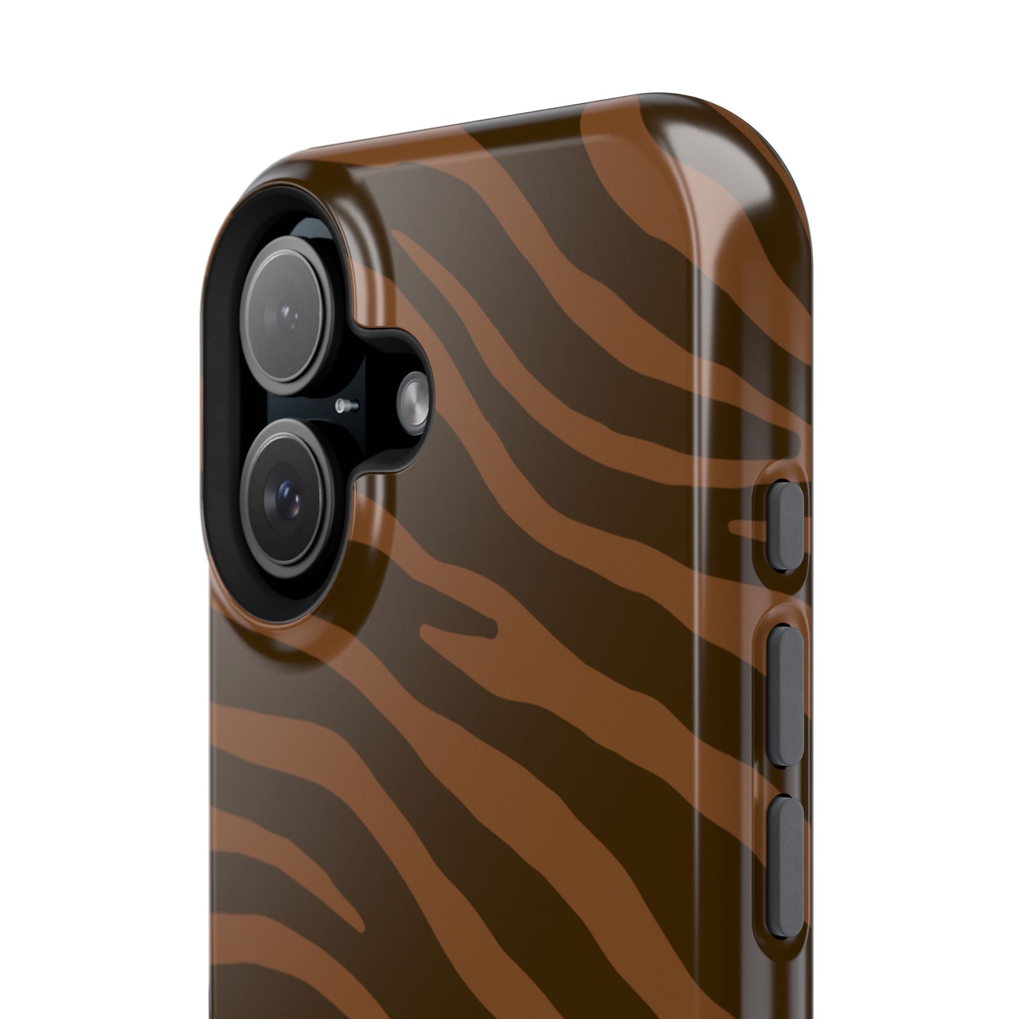 Brown Tiger Stripe Phone Case