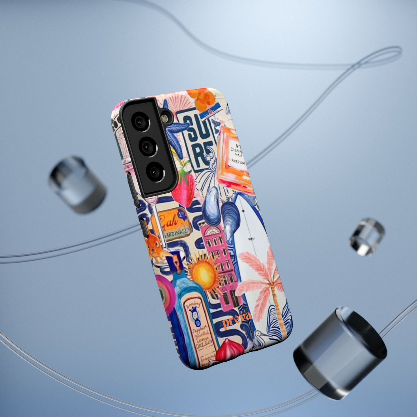 Tropical Beach Collage Phone Case