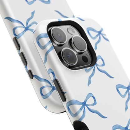 Blue Bow Phone Case