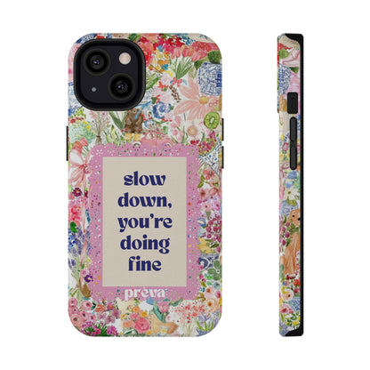Slow Down Flowers x notsoken Phone Case