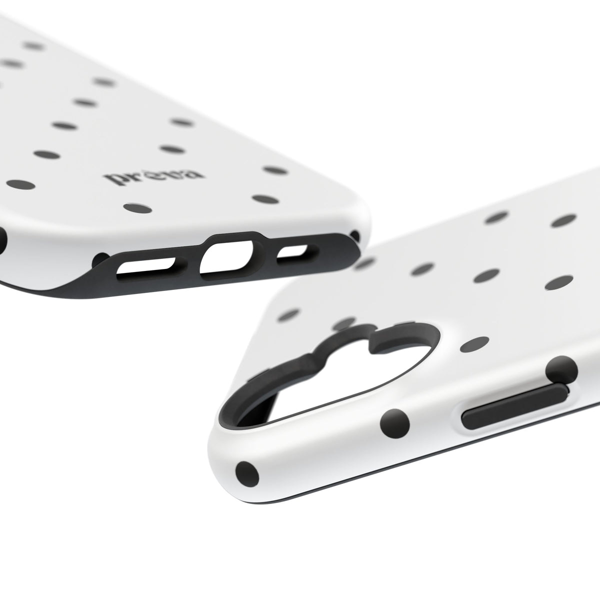 B&W polka dots Phone Case