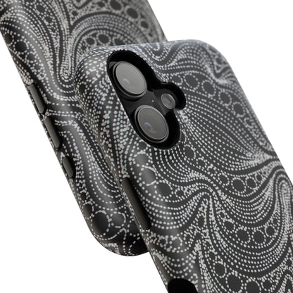 Abstract Midnight Lace Phone Case